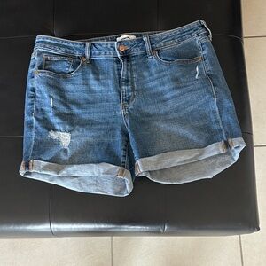 Sonoma Light Blue Denim Shorts with Rolled Hem